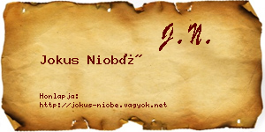 Jokus Niobé névjegykártya